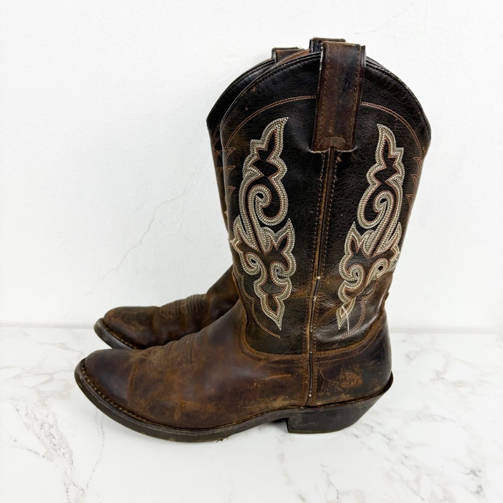 Double-H Men’s “R" Toe Work Oil Resisting Western Boots Sz 10 - Picture 2 of 11